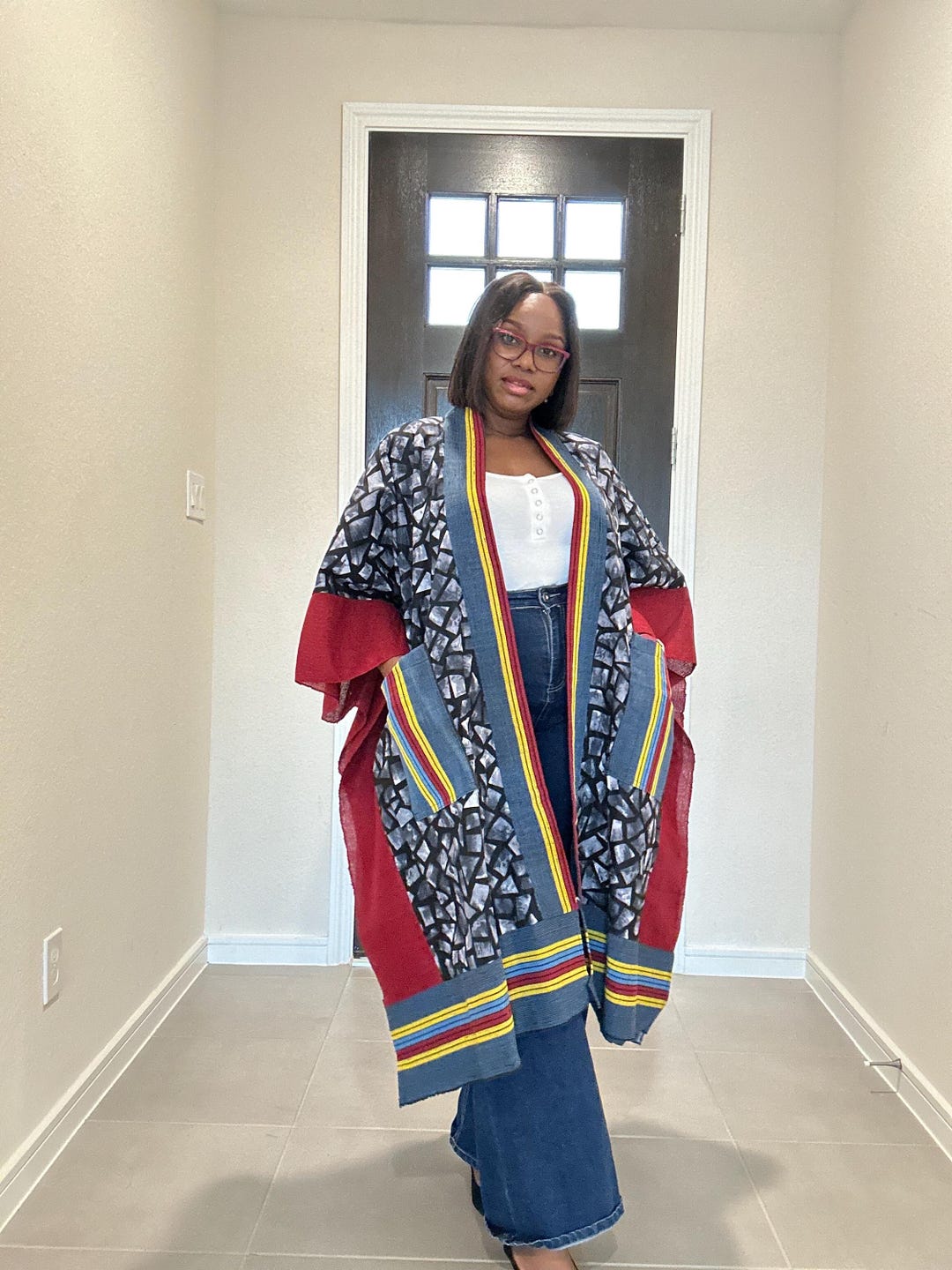 Classic Aso-Oke Kimono