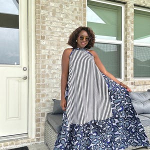African Print Dress, Ankara Long Dress, African Maxi Dress for women, African Wedding Attire, African Clothing, Afrocentric fashion