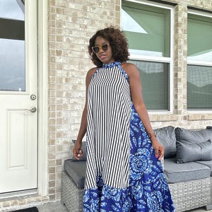 African Print Dress, Ankara Long Dress, African Maxi Dress for women, African Wedding Attire, African Clothing, Afrocentric fashion