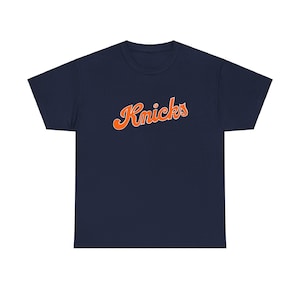 Maglietta vintage dei New York Knicks: maglietta unisex per tifosi di basket
