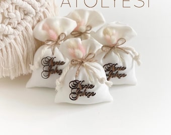 Handmade French Lavender Sachet Bags, Wedding Favors (20 Pieces)