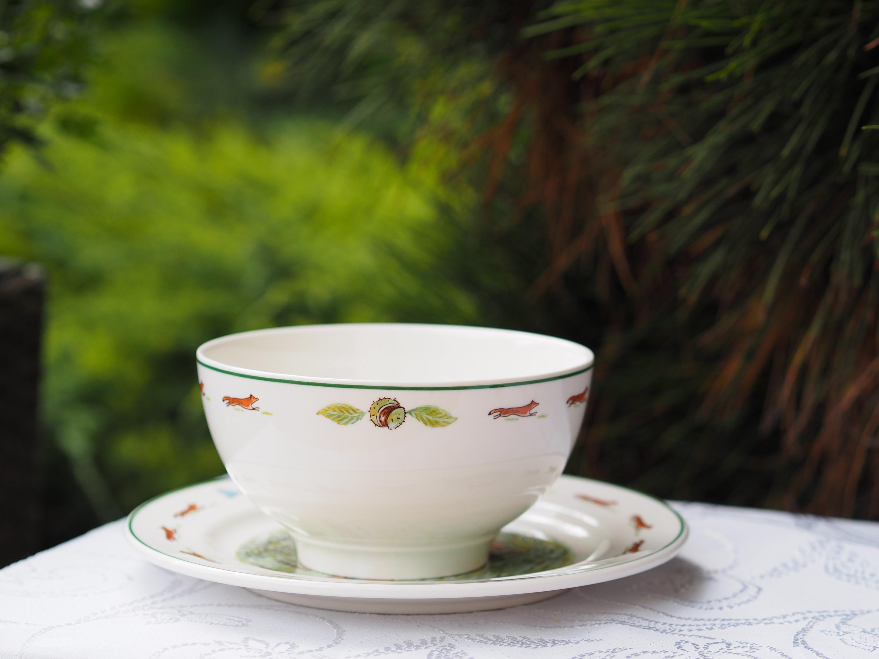 Set of 2 Salad Plate and Bowl Villeroy & Boch Foxwood Tales - Very