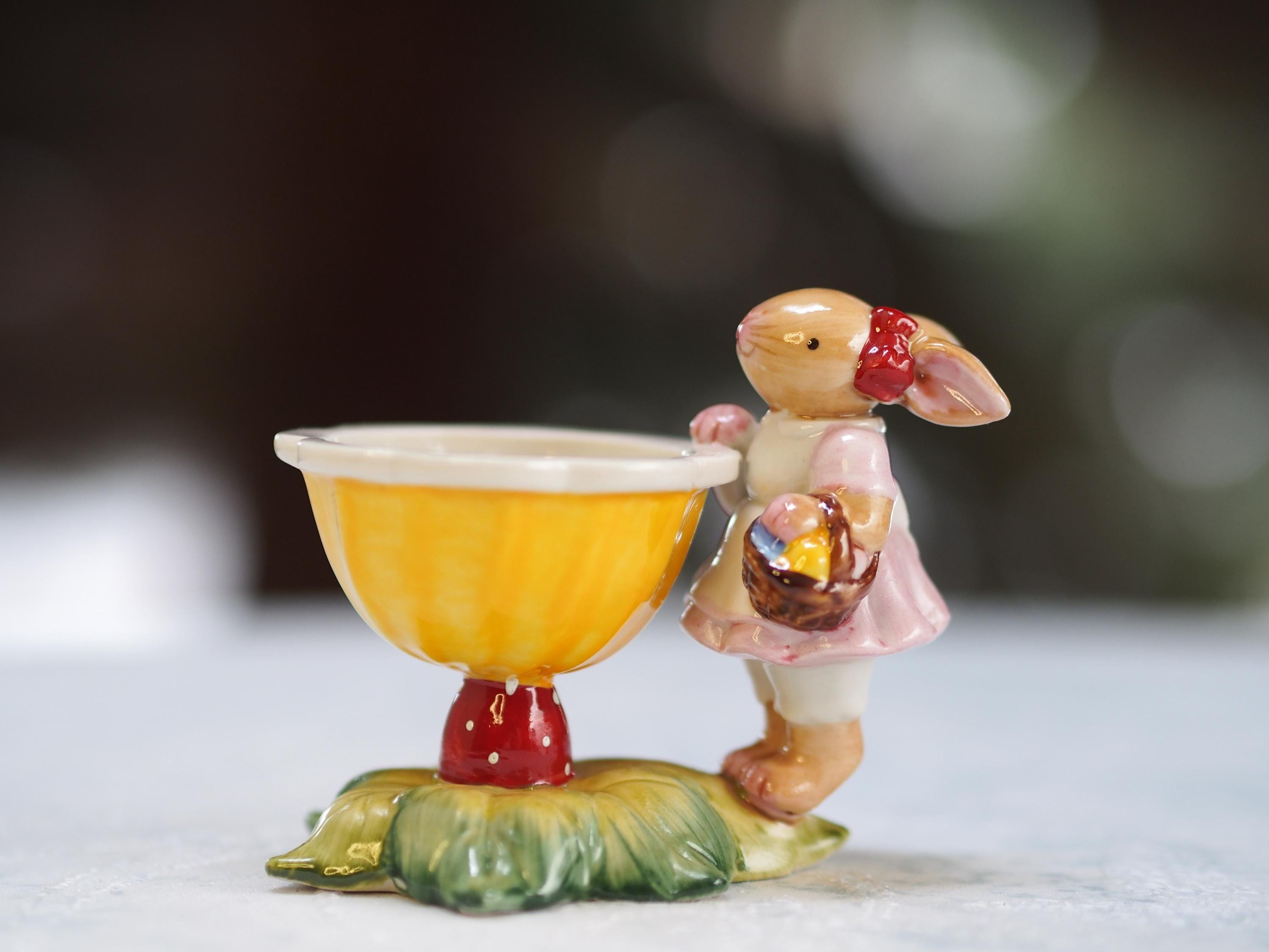 陶器　ビレロイ&ボッホ Villerndy&boch うさぎの家族 Bunny Family Villeroy&boch - Etsy