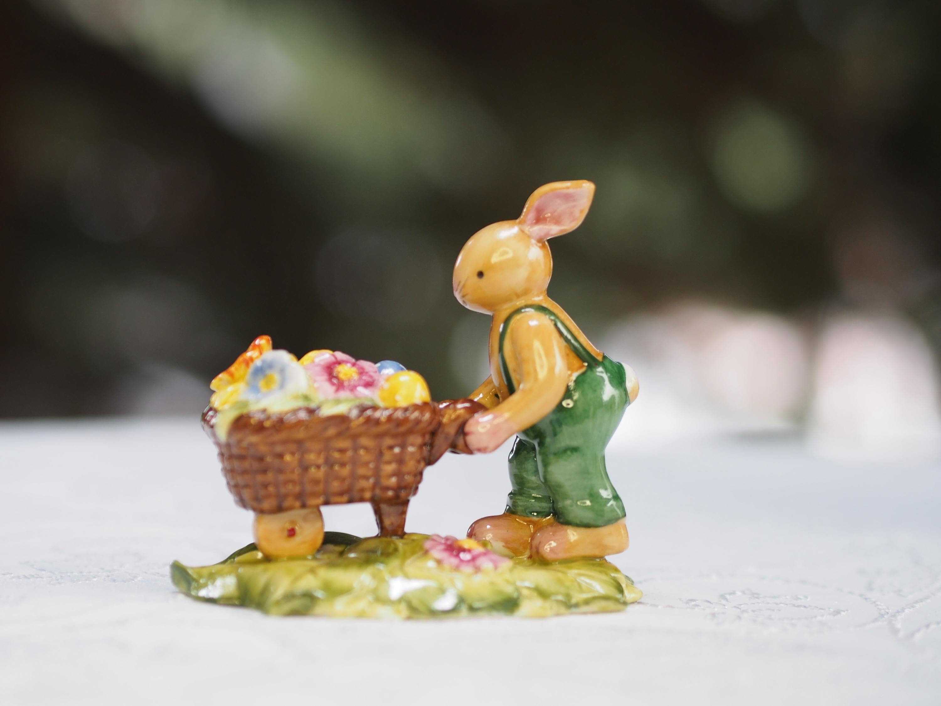陶器　ビレロイ&ボッホ Villerndy&boch うさぎの家族 Bunny Family Villeroy&boch - Etsy