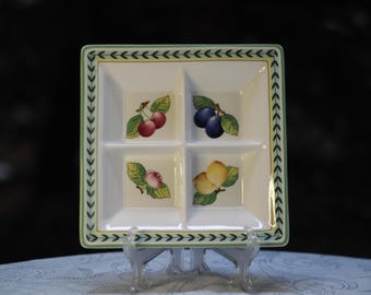 ゴージャスなビレロイ＆ボッホ フレンチガーデン ラージ ラザニア皿