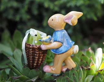 Villeroy & Boch Bunny Family - Daffodil With Bunny Children - Rare