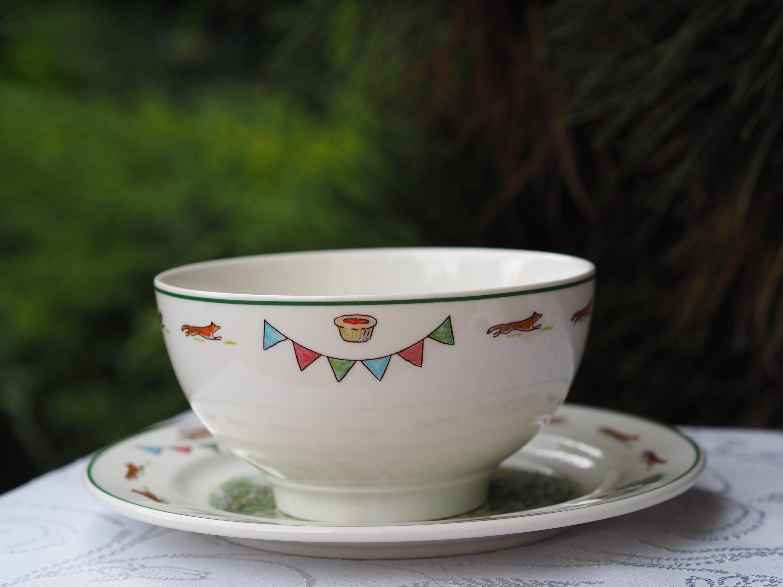 Set of 2 Salad Plate and Bowl Villeroy & Boch Foxwood Tales - Very