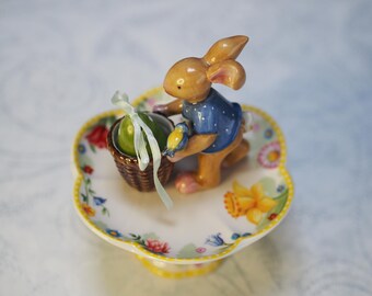 Villeroy & Boch Bunny Family Figure - Rare - Etsy