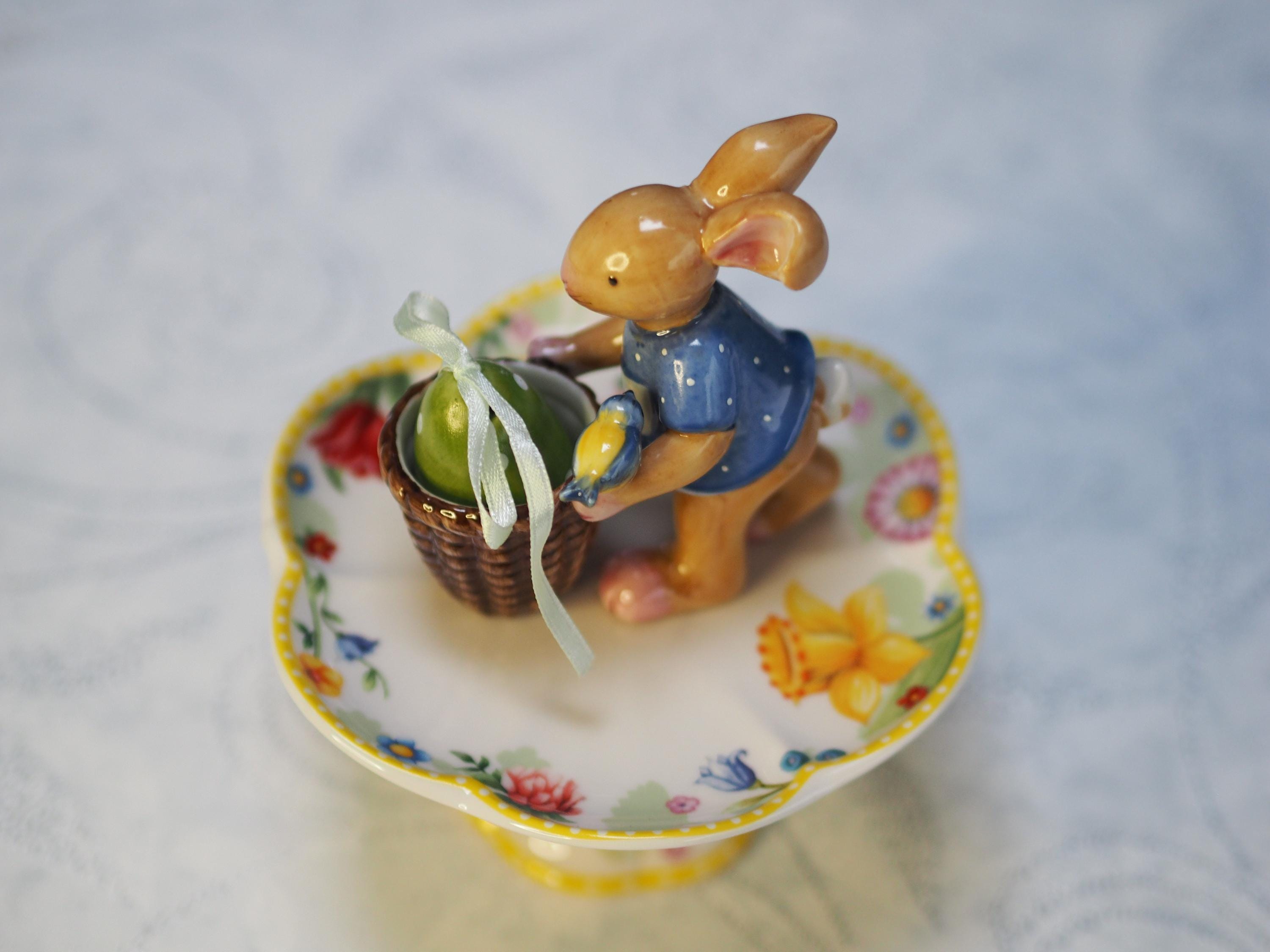 Villeroy & Boch Bunny Family Figure - Rare - Etsy