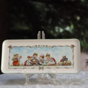 Foxwood Tales シュガーポット&小物入れ Villeroy&Boch Villeroy & Boch Foxwood Tales 6.75” Small Plate Saucer 1994