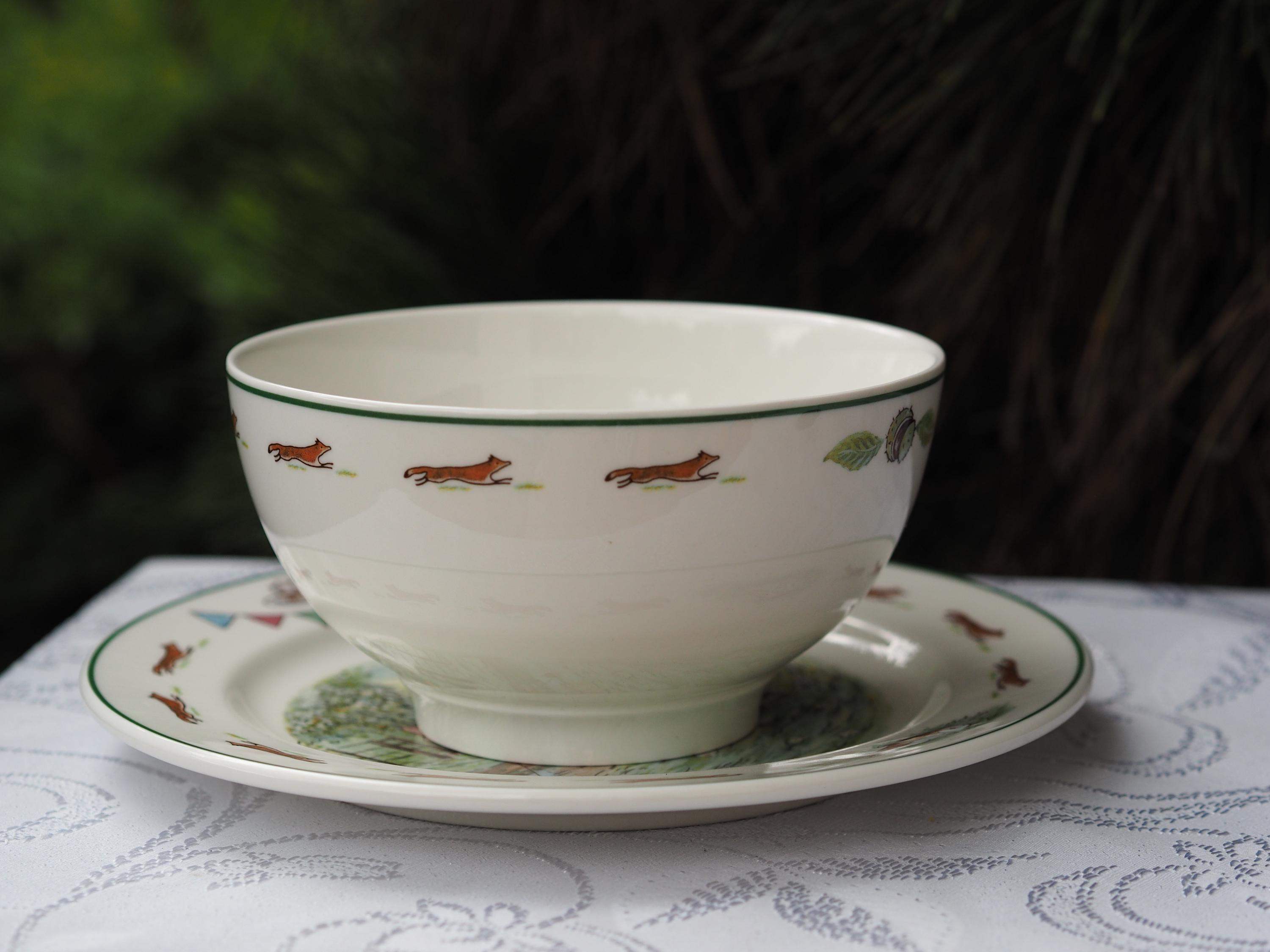 Set of 2 Salad Plate and Bowl Villeroy & Boch Foxwood Tales - Very