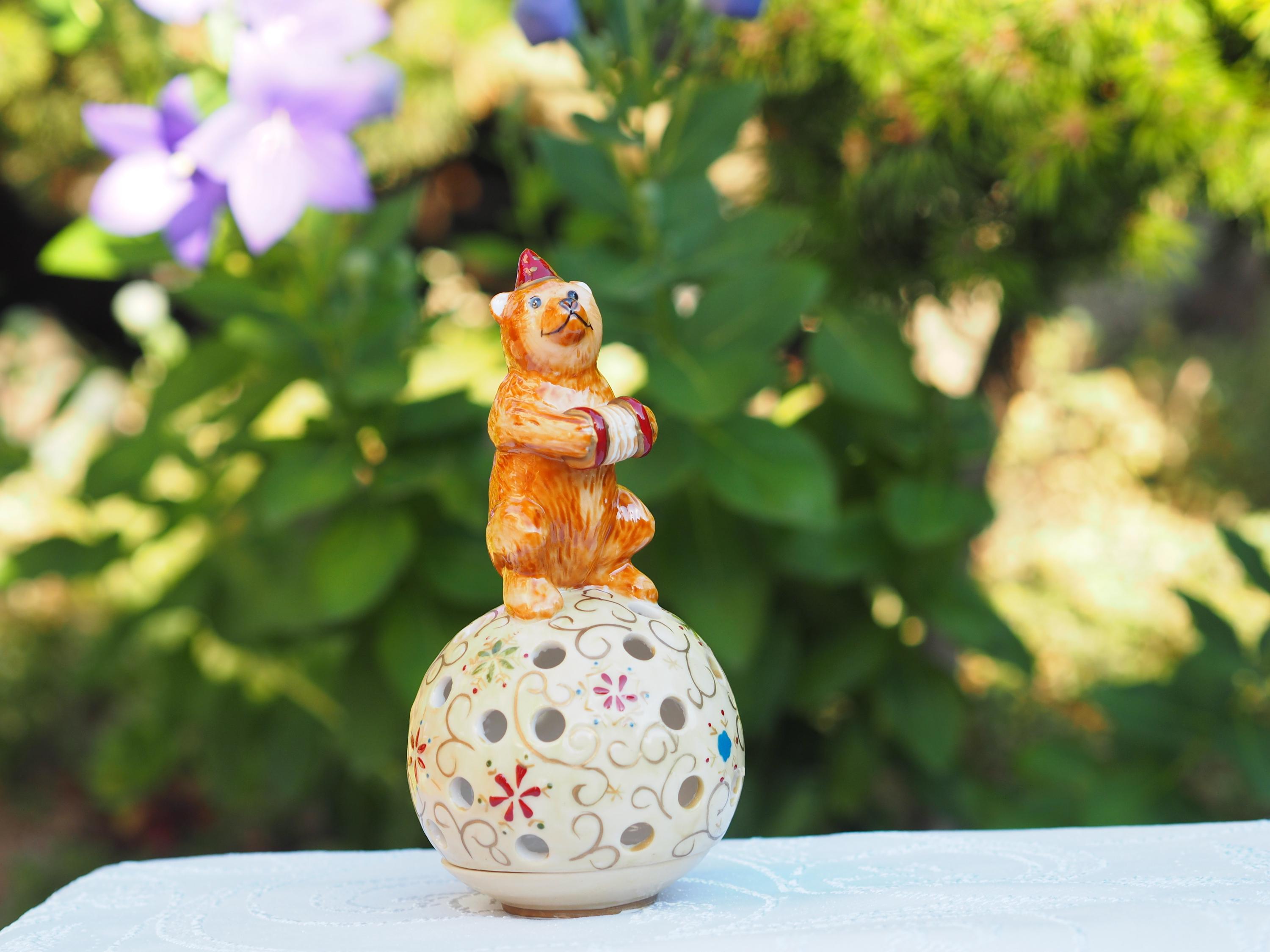 Very Rare Villeroy & Boch Bear Circus Ball Tealight - Etsy UK