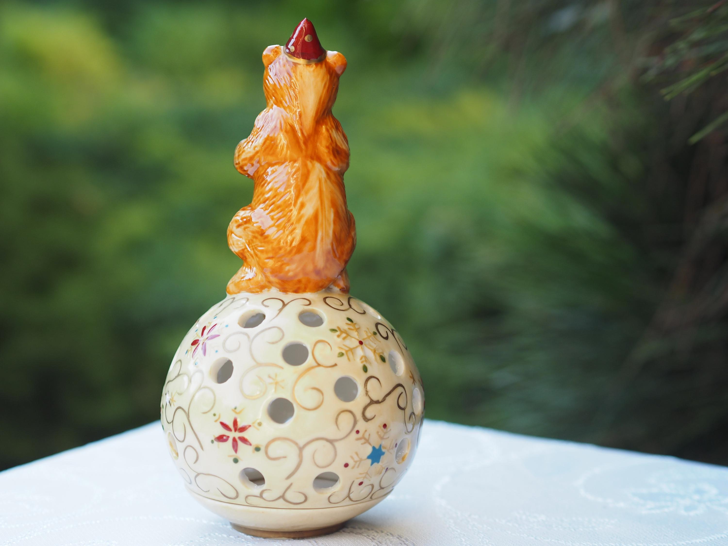 Very Rare Villeroy & Boch Bear Circus Ball Tealight - Etsy UK