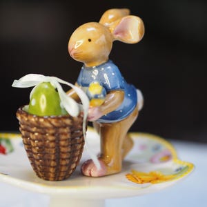 陶器　ビレロイ&ボッホ Villerndy&boch うさぎの家族 Villeroy boch bunny - Etsy 日本