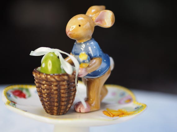 1*0様 Villeroy＆Boch ビレロイボッホ Bunny Family Villeroy & Boch Bunny Family Figure - Rare - Etsy