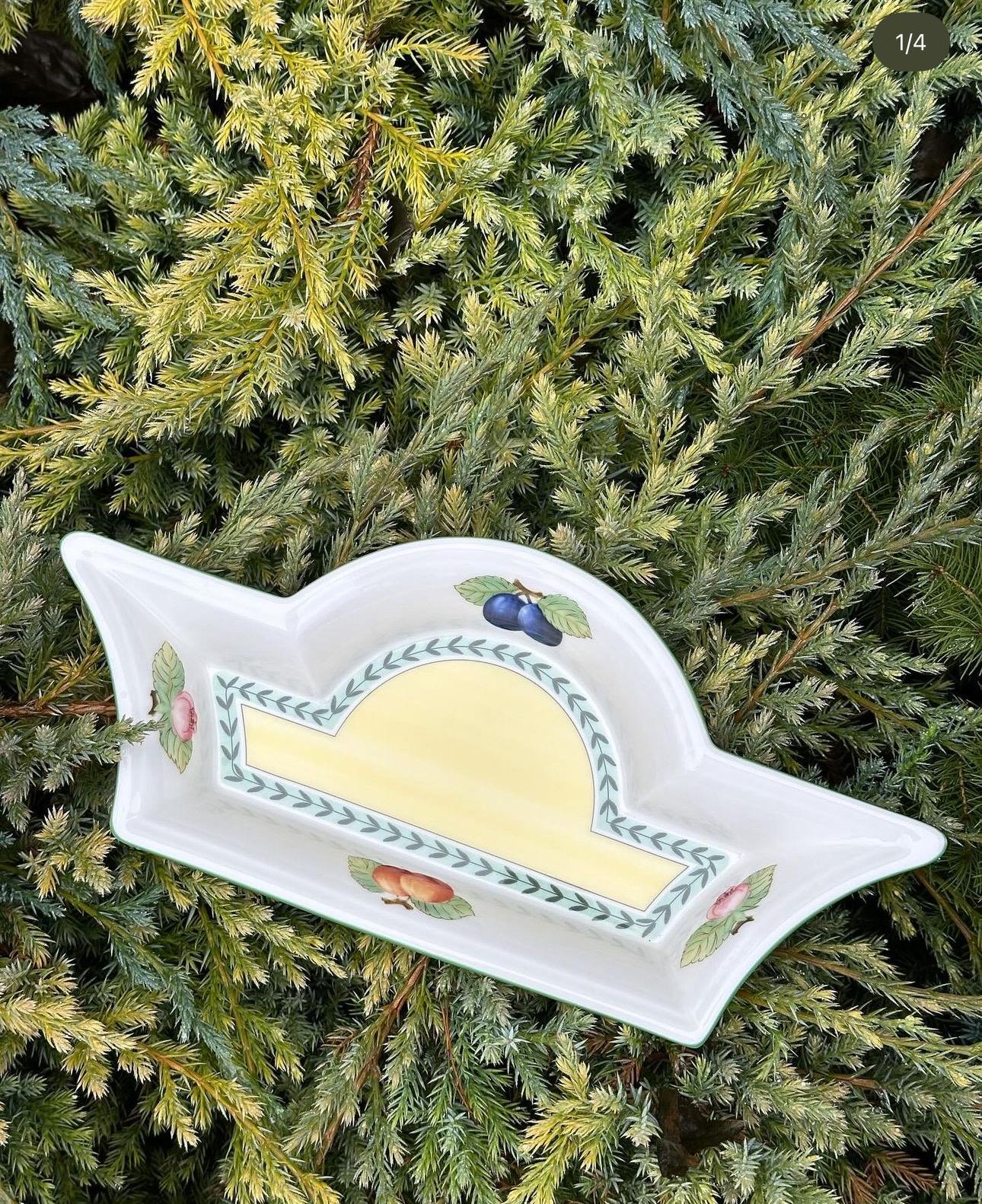 Assiette Villeroy et Boch gravure