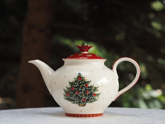 Villeroy & Bochビレロイ&ボッホ　ティーポット　クリスマス柄 ビレロイ＆ボッホ トイズディライト ラージ クリスマスティーポット