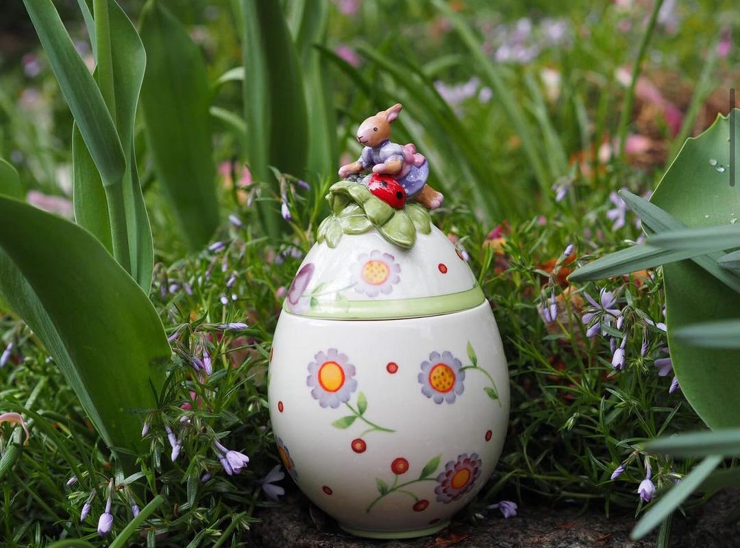 Villeroy & Boch Spring Decoration Egg Box | Bunny| - Etsy
