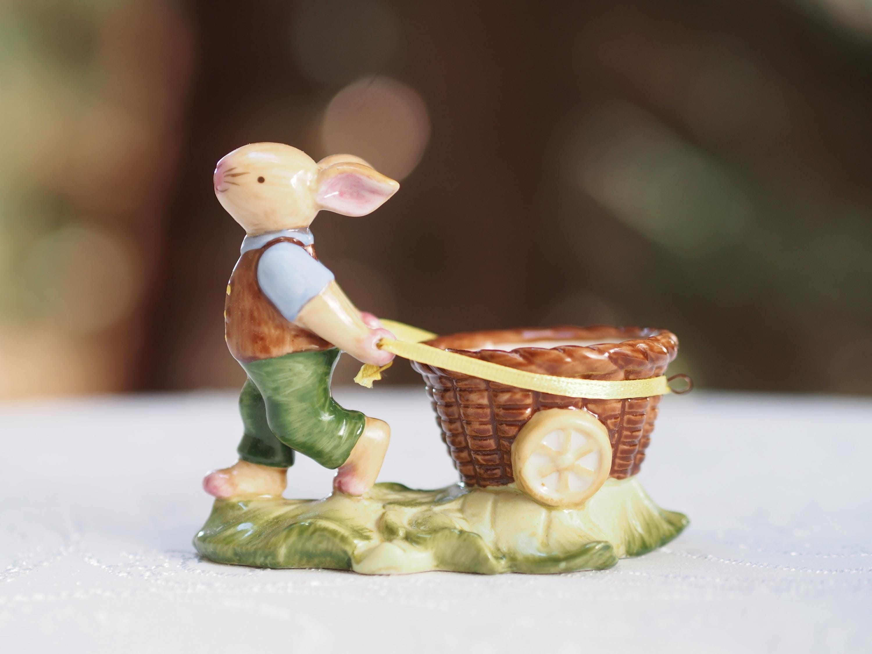 【未使用】Villeroy & Boch （ビレロイ・ボッホ）うさぎの置物 陶器 ビレロイ＆ボッホ 限定版 2018 ウサギの置物 エッグカップ - Etsy 日本
