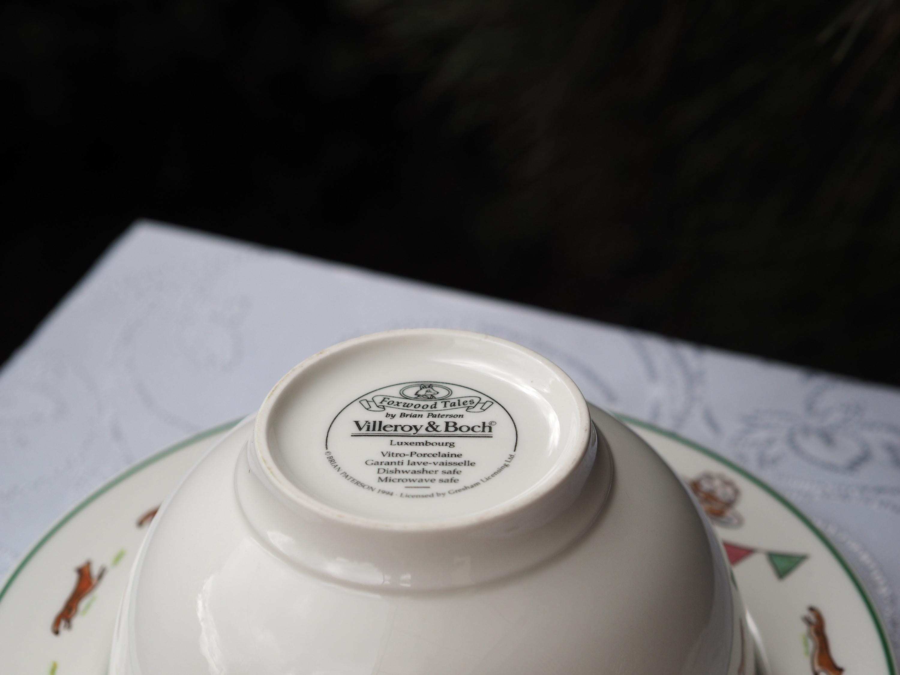 Set of 2 Salad Plate and Bowl Villeroy & Boch Foxwood Tales - Very