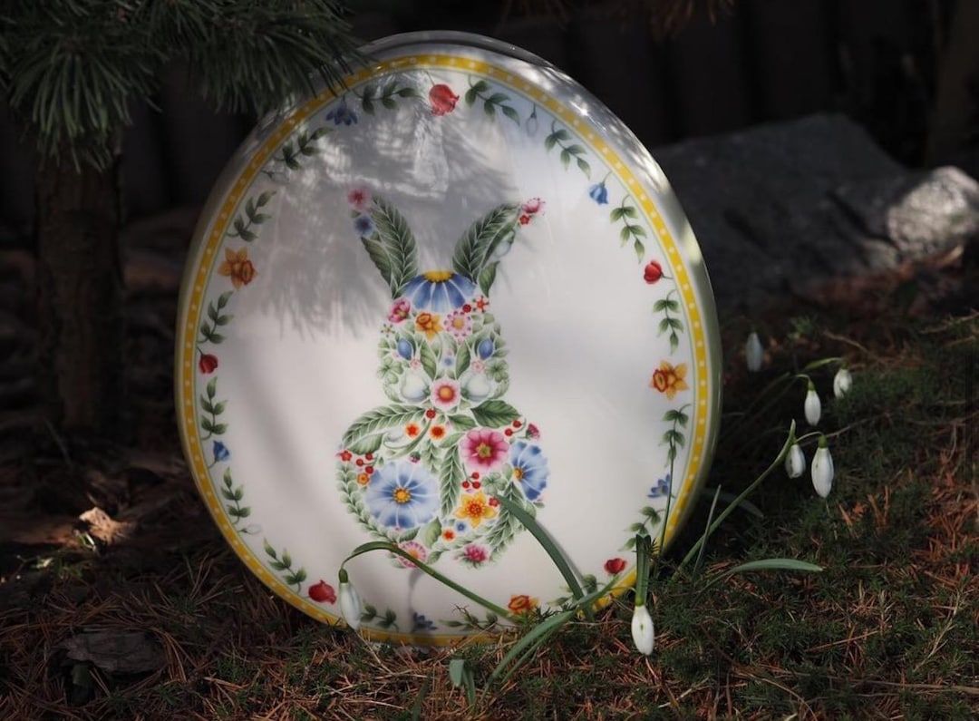 4 Villeroy und Boch Spring Eggs zum Aufhängen, NEU und selten