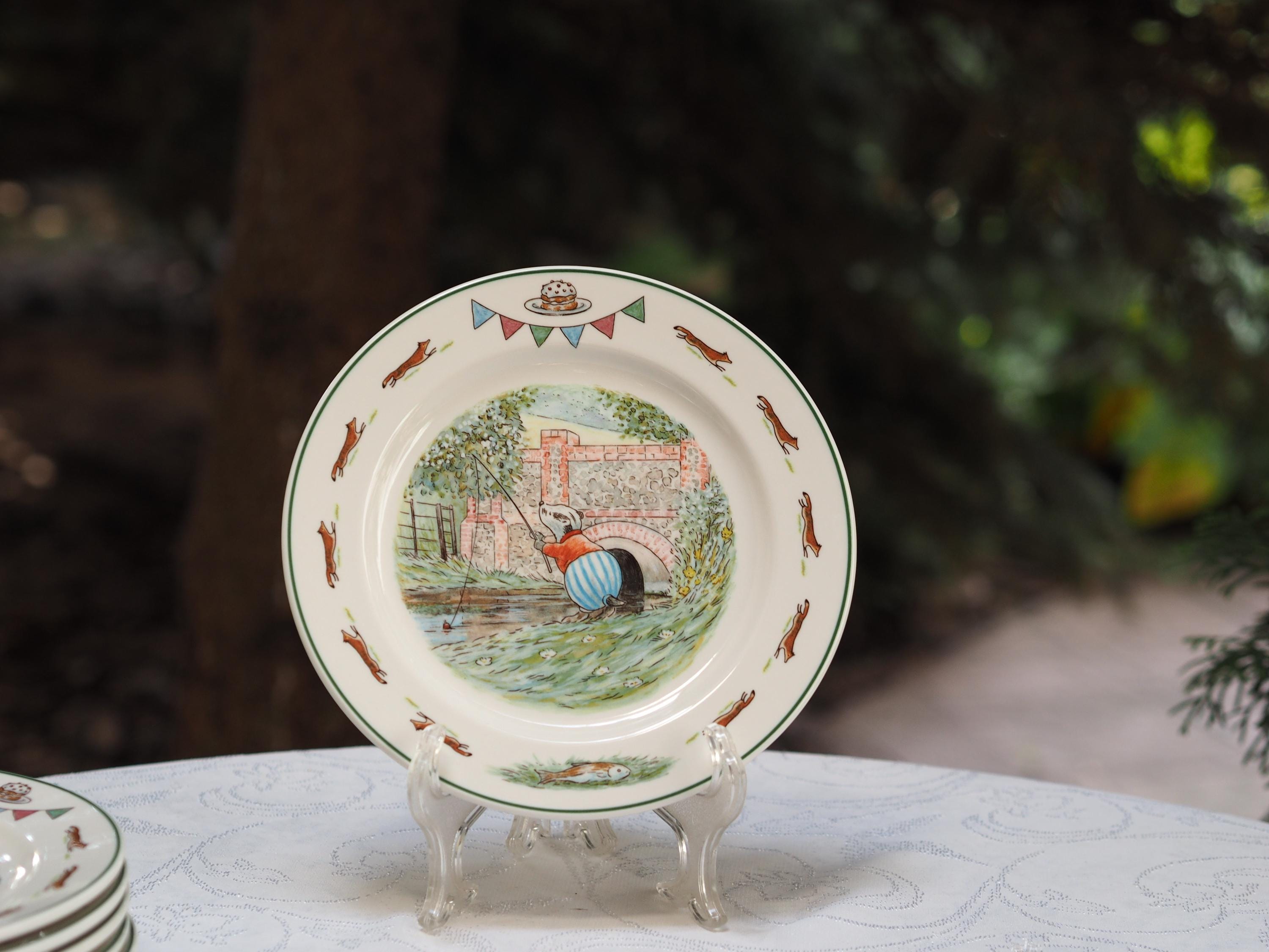 希少Villeroy&Boch× Foxwood Tales プレート Villeroy & Boch Foxwood Tales 6.75” Small Plate Saucer 1994