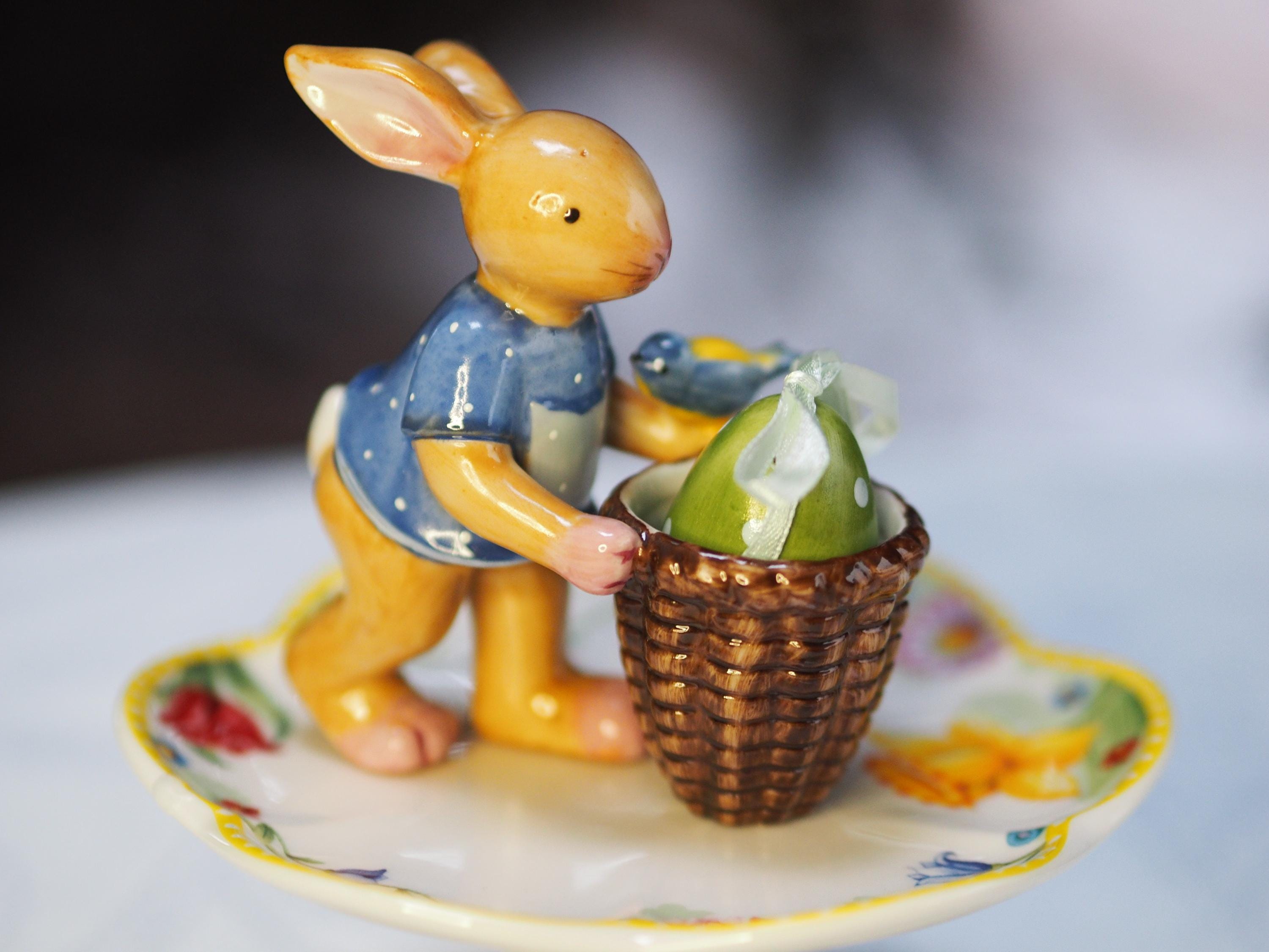 Villeroy & Boch Bunny Family Figure - Rare - Etsy