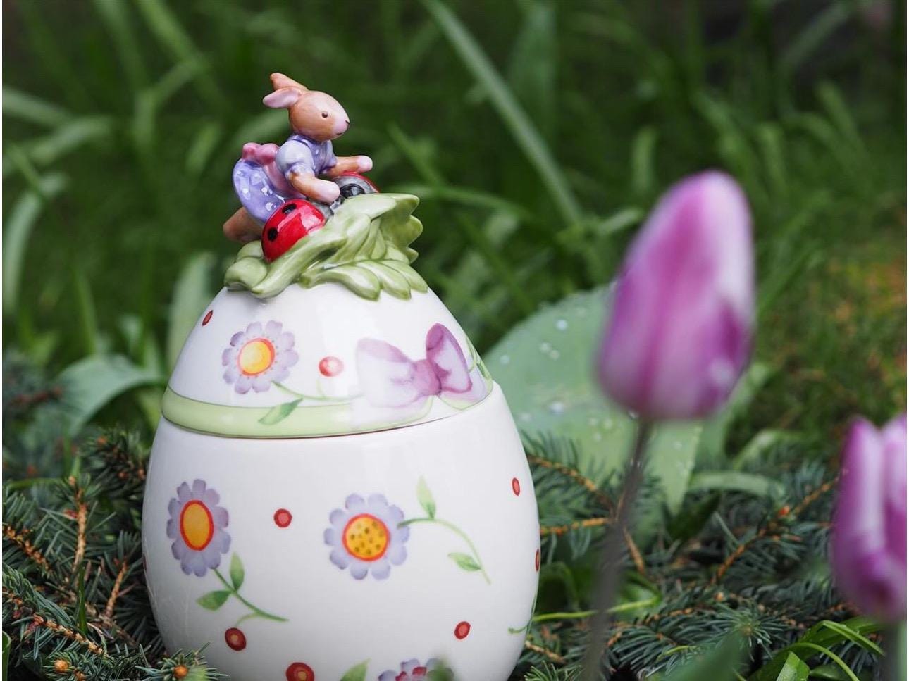 Villeroy & Boch Spring Decoration Egg Box | Bunny| - Etsy