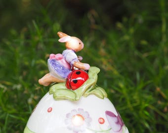 Villeroy & Boch Spring Decoration Egg Box | Bunny| - Etsy