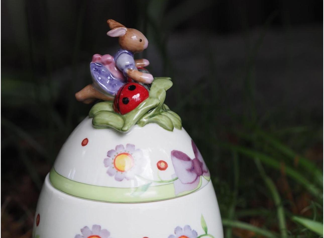 Villeroy&Boch スプリングデコレーション 小物入れ Villeroy & Boch Spring Decoration Egg Box | Bunny| - Etsy