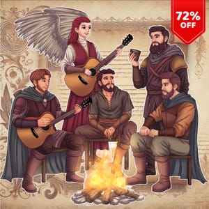 Custom Dnd Character, Dnd Character Portrait, Dnd Party, Dnd Group, Dnd Commission, Dungeons And Dragons, DnD Birthday Gift, Custom RPG,