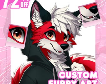Arte furry personalizado, Icono furry por encargo, Referencia furry, Adopción furry, Avatar furry, Encargo furry, Encargo fursona, Personaje antropogénico, PFP