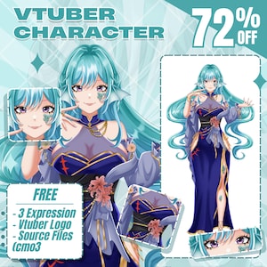 Custom Vtuber | Vtuber Model Commission | Live2d model commission | Vtuber Assets | Vtuber PngTuber | Vtuber rigging | Ready to use