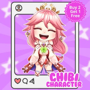 Chibi-personage | Chibi-personage vtube | Chibi-fanart | Chibi-logo | Schattige chibi | Chibi-emoties | Chibi stel | Kawaiiportret|Paascadeau