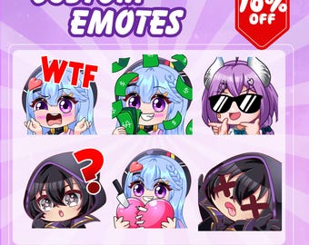 カスタムエモート、アニメーションエモート、Twitchエモート、チビエモート、Twitchエモート、Twitchエモートパック、Twitch絵文字、ストリームエモート、Discordエモート