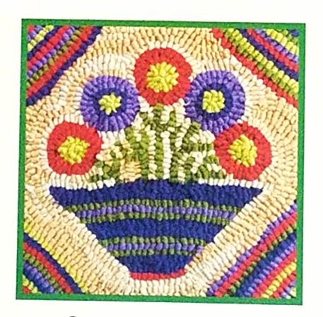 Popsicle Posies Rug Hooking Pattern - Etsy