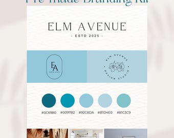 Modern Canva Branding Kit, Small Business Brand Identity (Digital Download)