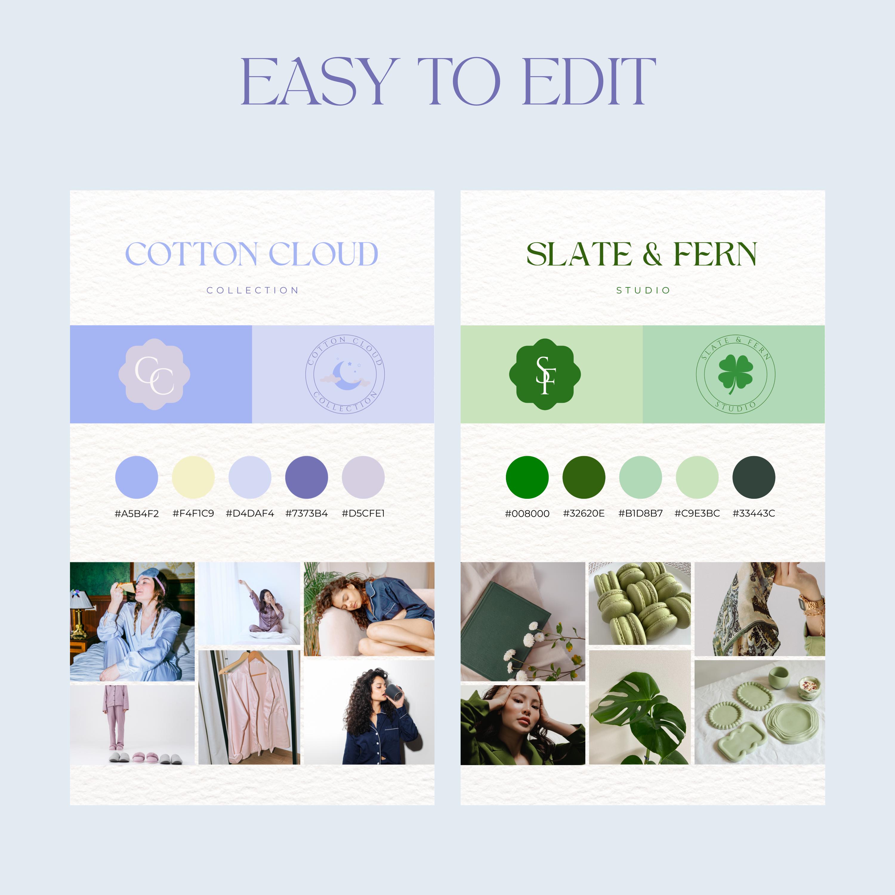 Editable Mini Branding Kit, Canva Template (digital Download) - Etsy