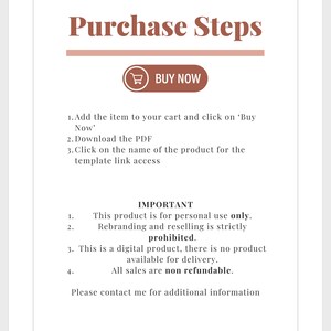 Digital branding template available for instant download. No physical product, easy to access and edit immediately after purchase.