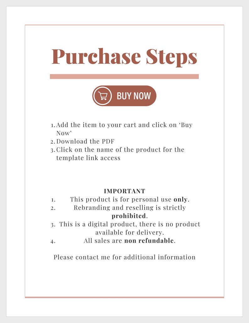 Digital branding template available for instant download. No physical product, easy to access and edit immediately after purchase.