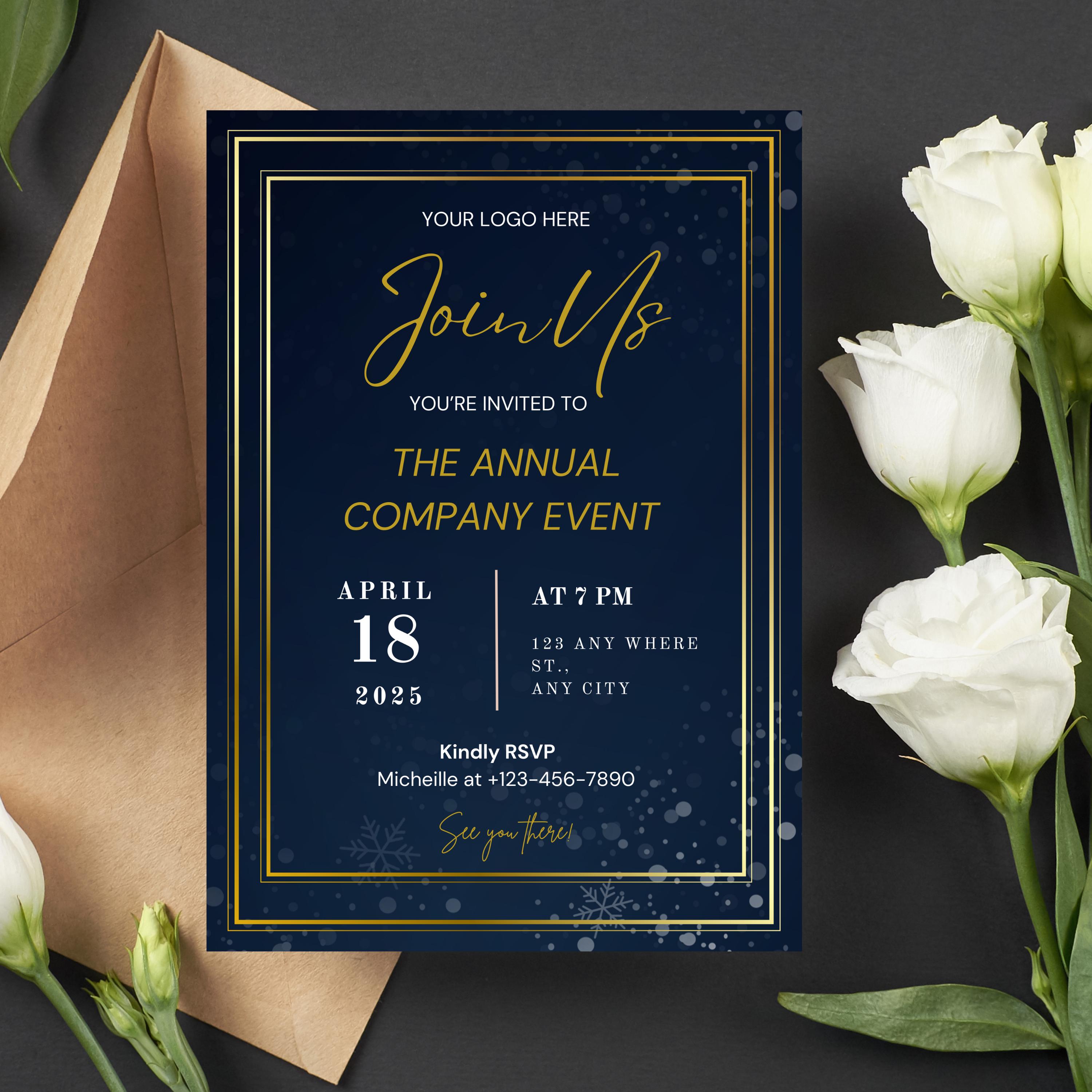 Invitaciones corporativas - Etsy México, image size:3000x3000