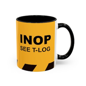 Luftfahrt-Tasse: INOP See T-Trimm, Pilotengeschenk