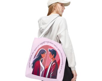 Bolso de mano para parejas románticas – Frase de enamorados
