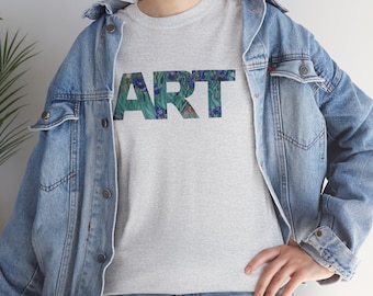 Camiseta artística "Iris" de Van Gogh: Camiseta de algodón grueso personalizada