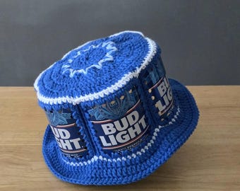 Crocheted Beer Can Hat - Bud Light 2026 Special Edition Version 2
