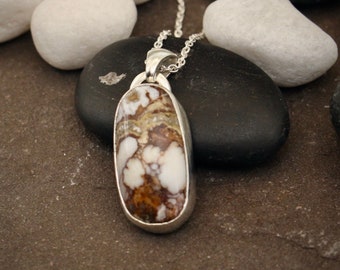 Magnesite Sterling Silver Pendant