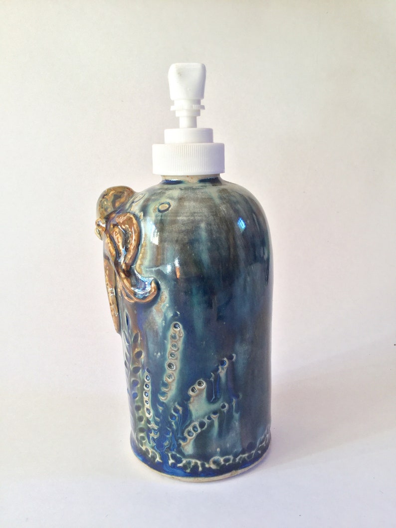 Octopus soap/lotion dispenser Etsy