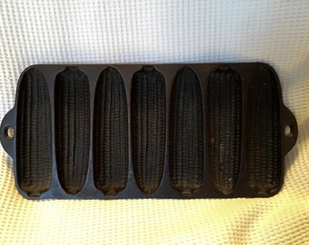 Vintage Cast Iron Corn Stick Pan Wagner Ware Krusty Korn Kobs 1920 Cast Iron Bakeware