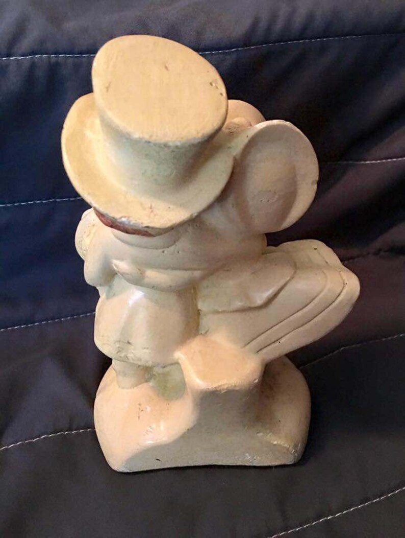 Vintage 1940s Beautiful Old Chalkware Plaster Boy and Girl figurine statue