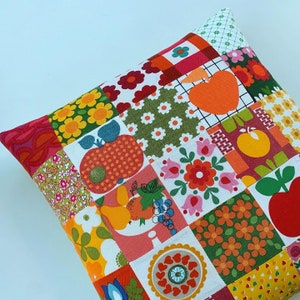 Cushion cover made out of vintage fabrics by koosidesign apple free shipping image 4